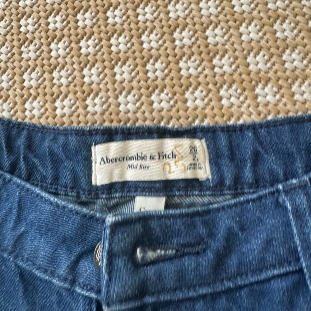 Abercrombie & fitch mid rise ultra wide leg jeans size 26 - Picture 4 of 4